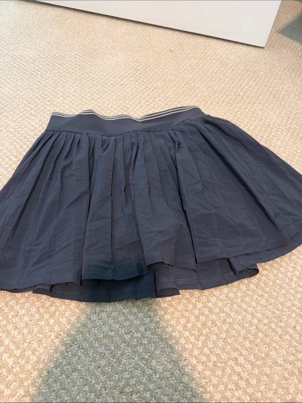 Athleta Navy Pleated Kids Skirt